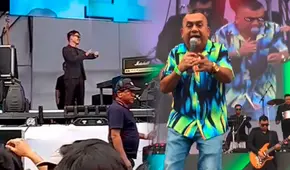 Salim Vera pierde la paciencia con Tony Rosado por demorarse en darle el pase durante festival