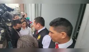 Rosa Gutiérrez llega a la Fiscalía para declarar por presuntas presiones de Dina Boluarte en EsSalud