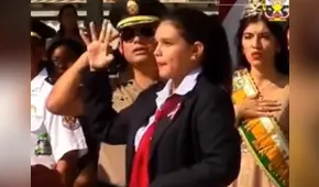 Joven interpreta el Himno Nacional en lengua de señas en Piura: “Se llama inclusión”