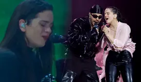 Rosalía llora al cantar 'Beso' durante concierto en medio de su separación con Rauw Alejandro