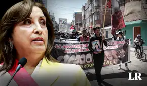 Ciudadanos de Juliaca marchan con bandera teñida de sangre en honor a los muertos del 9 de enero