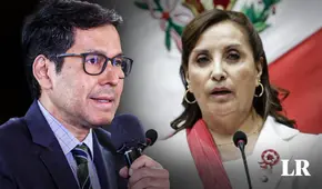 Ministro Demartini reconoce alta desaprobación de Dina Boluarte: "Hay un divorcio de la población"