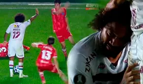 Marcelo ocasionó escalofriante lesión a jugador de Argentinos Juniors y quedó en shock tras verlo