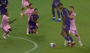 Lionel Messi y Wilder Cartagena casi se pelean: la 'Pulga' lo patea y fue amonestado