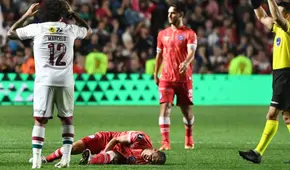 Conmebol habría denunciado a Marcelo por brutal falta contra Luciano Sánchez en Libertadores