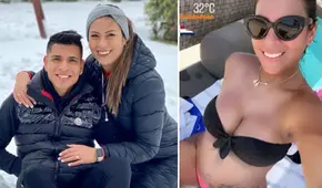 Rosa Fuentes, esposa de Paolo Hurtado, luce su avanzado embarazo en lujoso paraíso caribeño