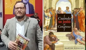 Martín Hidalgo presenta su libro '¿Cuándo se jodió el Congreso?' en la FIL Lima 2023