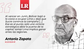 La tercera toma de Lima, por Antonio Zapata