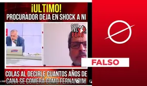 Exprocurador no estimó en entrevista los años de cárcel para Nicolás Lúcar