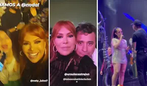 Magaly Medina disfrutó junto con amigos el concierto de Christian Nodal: “¡Amamos!”