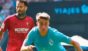 Celta de Vigo perdió 0-2 contra Osasuna y debutó con derrota en LaLiga 2023-24