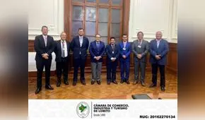 Gobernador Regional y equipo técnico liderado por Presidente de la Cámara de Comercio de Loreto se reunieron con Premier