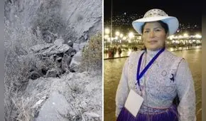 Arequipa: regidora de Caylloma muere junto a su esposo tras despiste de su auto a un barranco