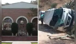 Escolares del colegio Markham que se accidentaron en Huaraz viajaban en vehículo sin cinturones Escolares del colegio Markham que se accidentaron en Huaraz viajaban en vehículo sin cinturones