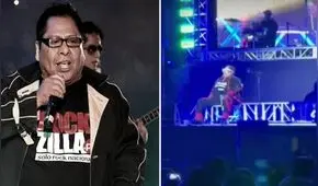Cachuca de Los Mojarras protagoniza bochornosa escena en concierto por aniversario de Arequipa