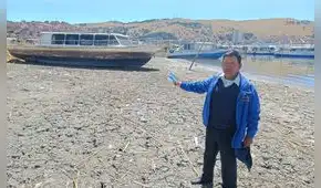 Alerta por sequía en el lago Titicaca: lanchas quedan sobre la tierra por ola de calor y falta de lluvias Alerta por sequía en el lago Titicaca: lanchas quedan sobre la tierra por ola de calor y falta de lluvias