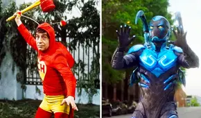 ¡No contaban con su astucia!: el Chapulín Colorado apareció en 'Blue Beetle' y conquista DC
