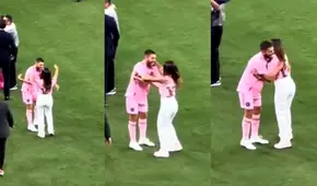 Antonela Roccuzzo confundió a Jordi Alba con Lionel Messi y casi besa al español