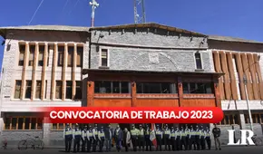 Trabajo en Arequipa: Municipalidad de Caylloma ofrece 79 empleos con sueldos de hasta S/1.400