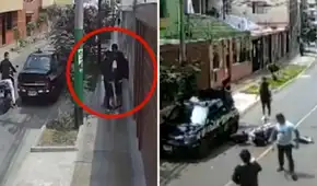 Valiente sereno se enfrenta a delincuentes armados quienes terminan golpeados y sin motocicleta