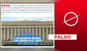 No hay reportes de que el FBI halló vínculos del asesinato de Fernando Villavicencio con Bélgica