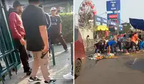 Plaza Norte: 50 encapuchados agredieron a ambulantes y destrozaron su mercadería