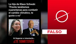 La hija de Klaus Schwab, Nicole, no dijo que habrá "cuarentenas para combatir el cambio climático"