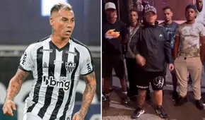 Eduardo Vargas escapó de barrabravas de Atlético Mineiro que lo fueron a buscar a un bar