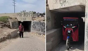 Así es el túnel secreto que cruza la Panamericana Norte en Los Olivos y pocos conocen Así es el túnel secreto que cruza la Panamericana Norte en Los Olivos y pocos conocen