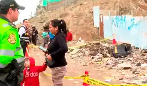 Vecinos encuentran cuerpo calcinado de hombre en Villa María del Triunfo