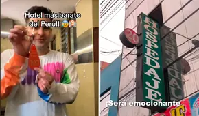 ¿El hotel más barato del Perú? Tiktoker revela cómo es una habitación de S/20 por 24 horas