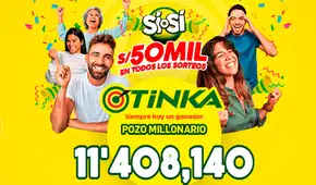 Resultados de La Tinka: sorteo y jugada ganadora del último domingo 10 de septiembre