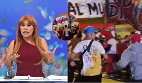Magaly critica pelea entre hinchas peruanos previo al Perú vs. Brasil: “¿El amor por la patria?”
