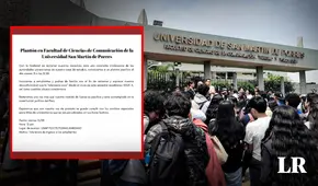 ¡Alzan su voz de protesta! Estudiantes de la USMP denuncian que los sacan de clases por tardanza