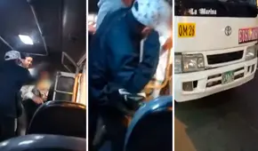 ¡Indignante! Cobrador golpea a universitario que solo le pedía que se le cobre medio pasaje