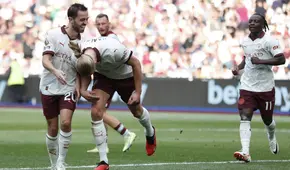¡Victoria ciudadana! Manchester City derrotó 3-1 al West Ham y sigue como único líder de la Premier