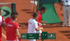 Con 3 triunfos de Varillas, Perú ganó a Noruega en la Copa Davis y clasificó a los Qualifiers 2024