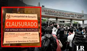 Clausuran facultad de la Universidad de San Martín de Porres por infringir normas municipales