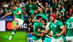 ¡Cae el vigente campeón! Irlanda vence por 13 a 8 Sudáfrica y asegura la cima de su grupo del Mundial de Rugby