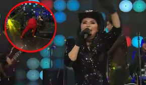 Rossy War sufre caída en pleno programa de Andrés Hurtado: conductor de TV corrió a auxiliarla