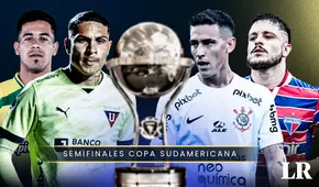 Semifinales Copa Sudamericana 2023 EN VIVO: ¿a qué hora y en qué canal ver partidos?