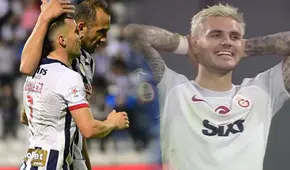 Mauro Icardi quiso imitar el penal de Hernán Barcos y Lavandeira, pero falló e hizo el ridículo