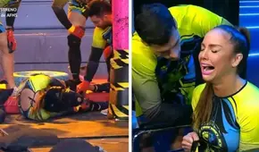 Paloma Fiuza llora tras sufrir fuerte lesión en vivo y podría abandonar 'Esto es guerra'