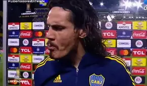 Cavani se molestó con periodista que le preguntó por sus 'goles fallados' tras empate de Boca