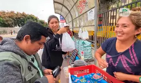 Youtubers peruanos prueban menú económico fuera de la UNMSM y sorprenden en REDES: “más de 3 postres”