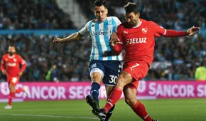 Racing no levanta cabeza: perdió 2-0 ante Independiente por la Copa de la Liga Profesional Argentina