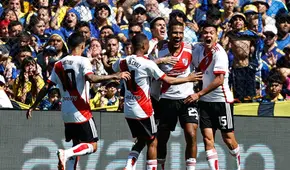 Boca Juniors perdió 2-0 ante River Plate en La Bombonera por el superclásico de Argentina