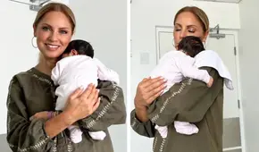 Karina Rivera comparte tierna imagen con su nieta: "Soy la abuela más feliz del planeta"