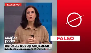 Sol Carreño no entrevistó a Dr. Borda sobre medicamento contra dolores articulares: es un video apócrifo