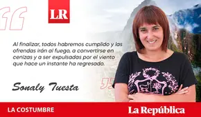 Ofrendas, por Sonaly Tuesta